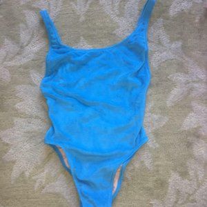 J.Crew $88 Scoopback Terry Cloth One-Piece J2832